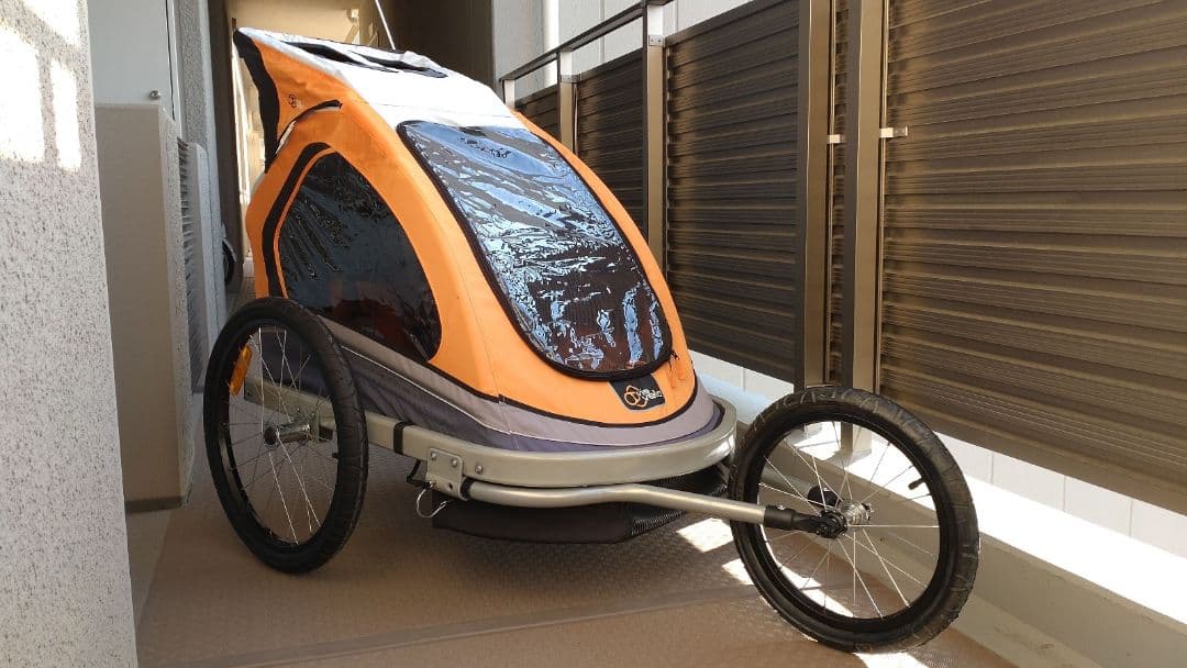 Via Velo チャイルドトレーラー（コストコ購入・ヒッチコネクター3個付き）