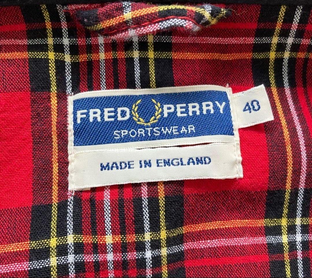 【FRED PERRY】 フレッドペリー スイングトップ イングランド製 刺繍