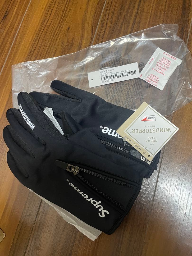 Supreme WINDSTOPPER Zip Gloves Ｌ