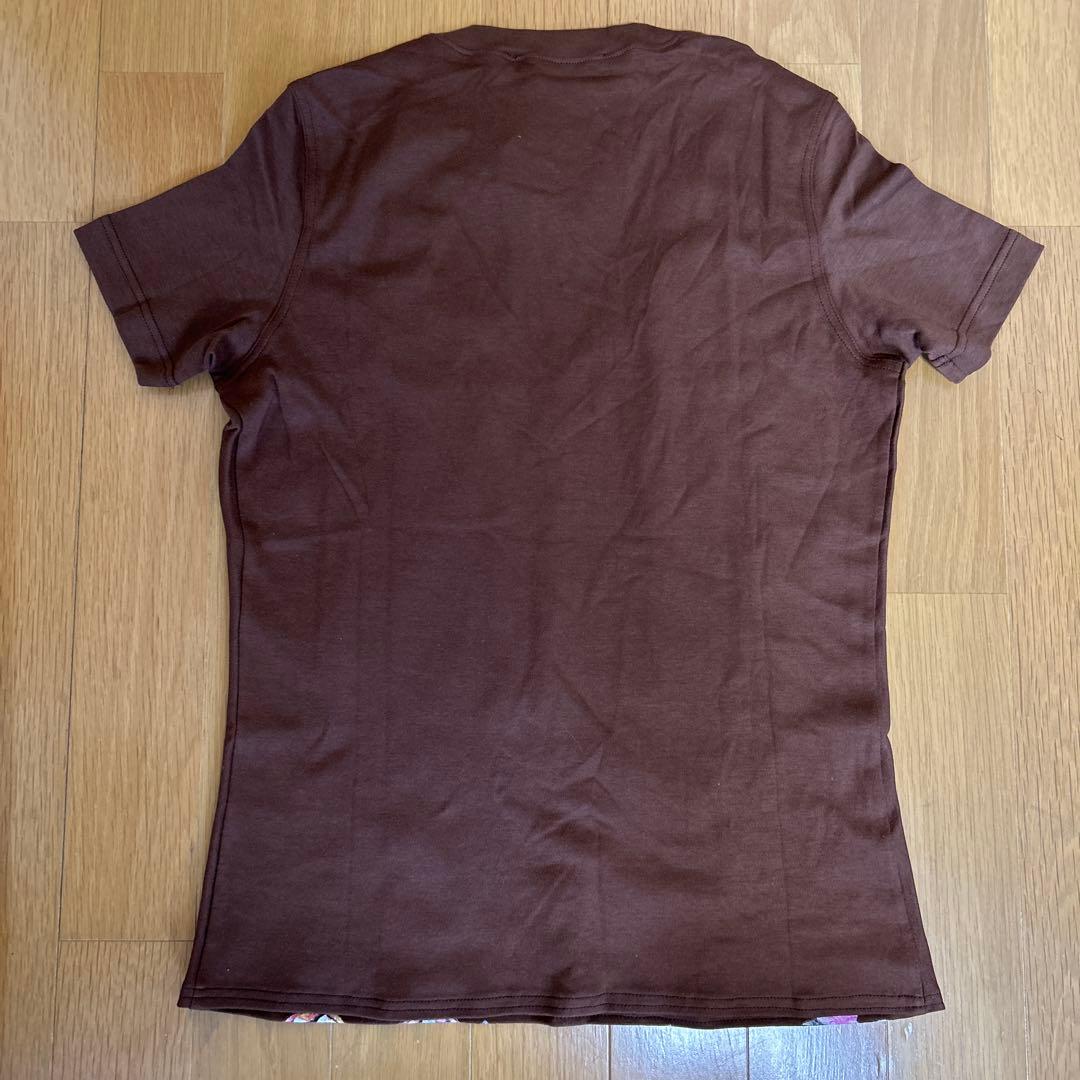 【新品未使用】Dior 半袖Tシャツ フラワー＆天使プリント ブラウン