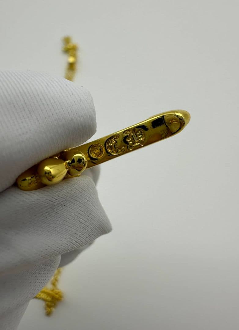 ★セール★ CHROME HEARTS クロス ネックレス ゴールドカラー