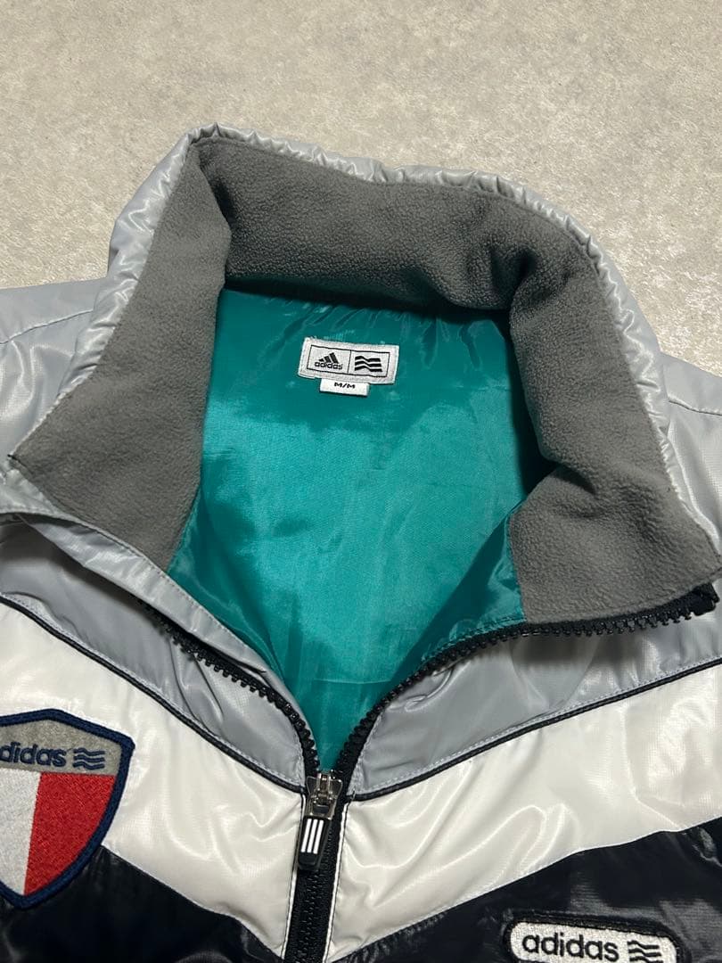 極美品 adidas ゴルフ 2WAYダウンジャケット ブルゾン ベスト M