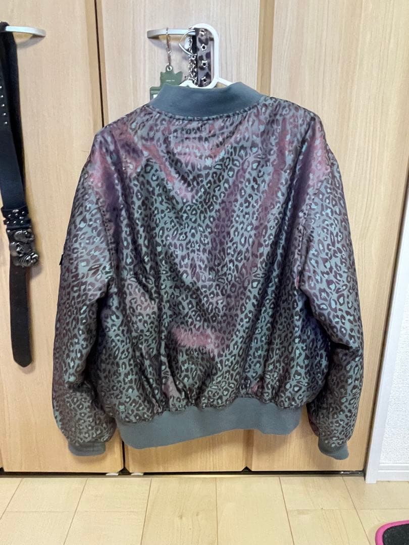 希少デザイン Stussy レオパード ma1 アウター