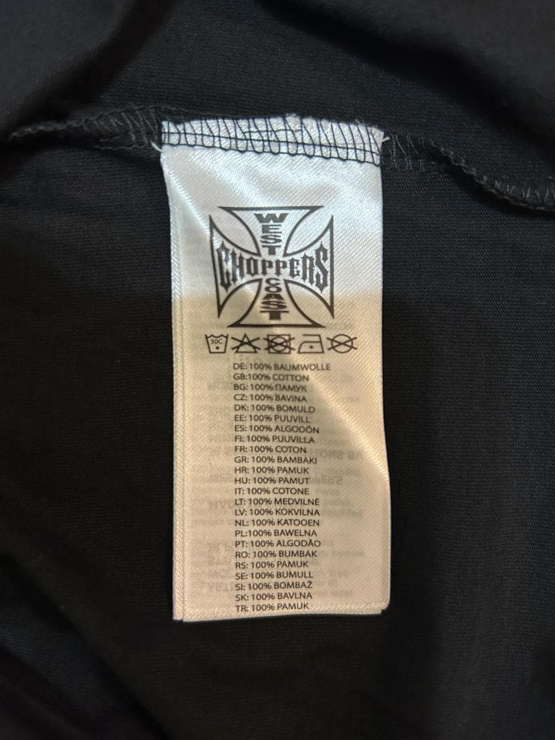 【新品】WEST COAST CHOPPERS ブラック Tシャツ L #1