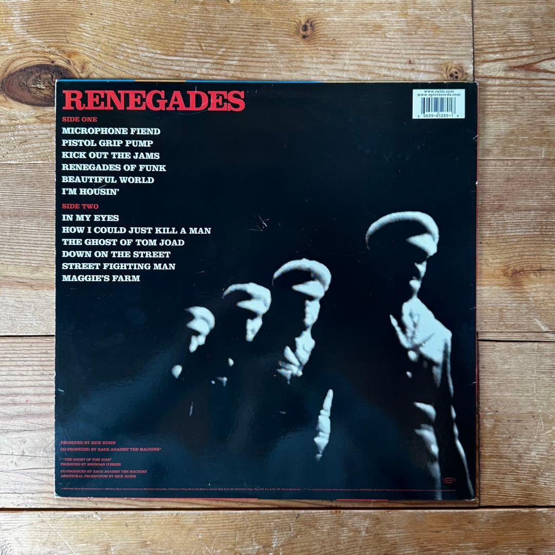US盤 Rage Against The Machine - Renegades