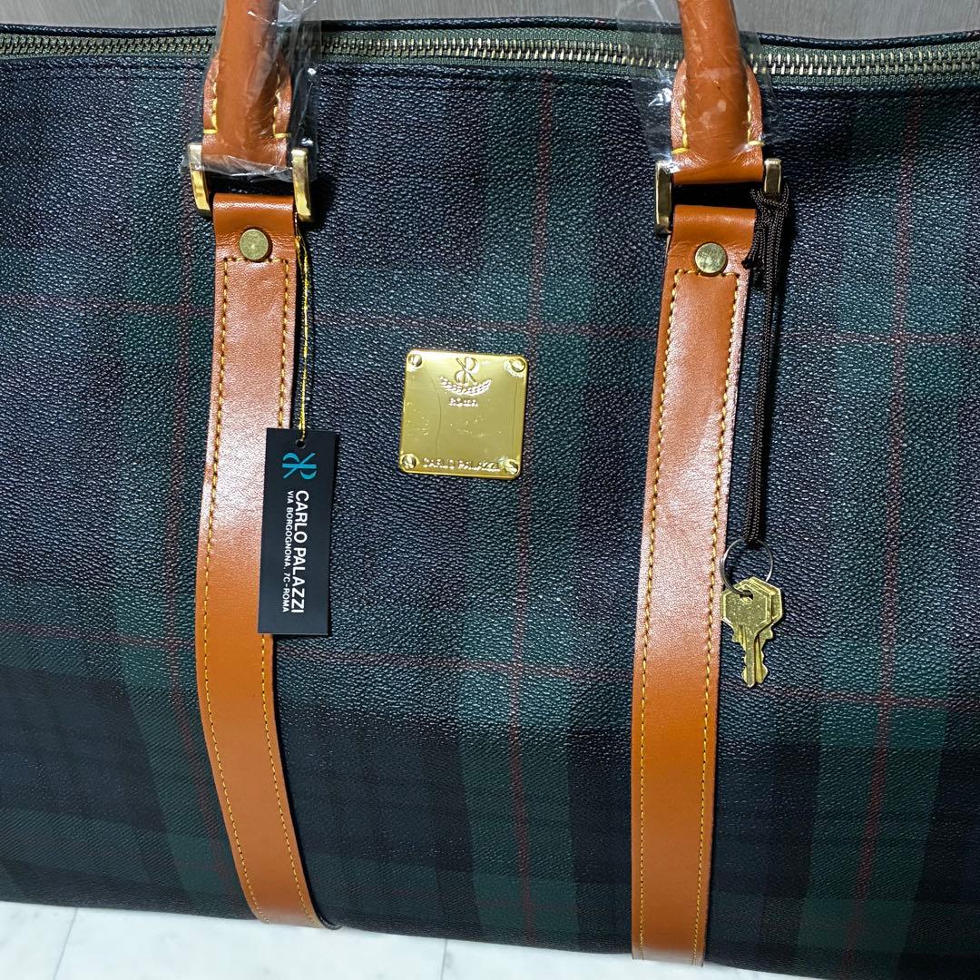 【新品】カルロパラッツィ　ボストンバッグ　旅行用　2way A4収納可能　大容量