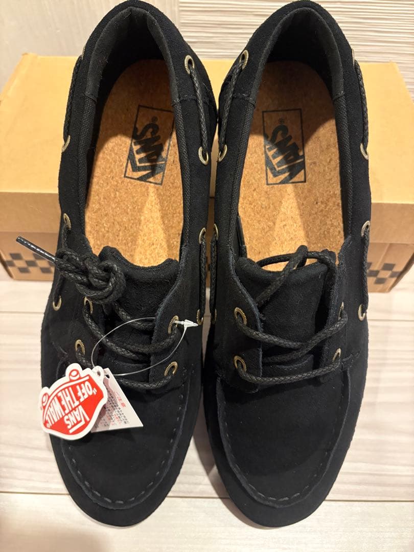 新品VANS KOOKA クーカ モカシン ローファー BLACK 28.0cm