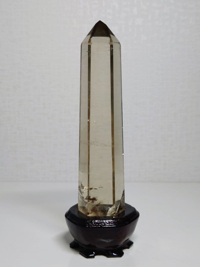 水晶 279g クォーツ スモーキー 原石 鑑賞石 自然石 誕生石 鉱物 水石