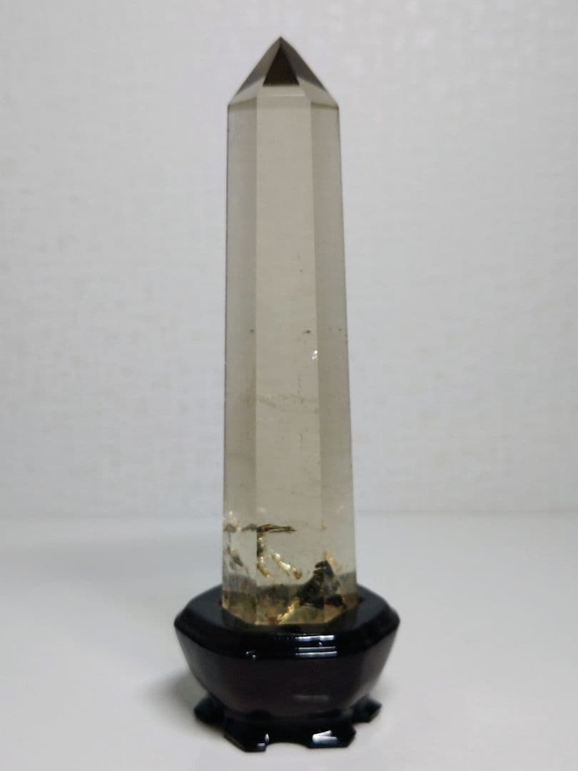 水晶 279g クォーツ スモーキー 原石 鑑賞石 自然石 誕生石 鉱物 水石