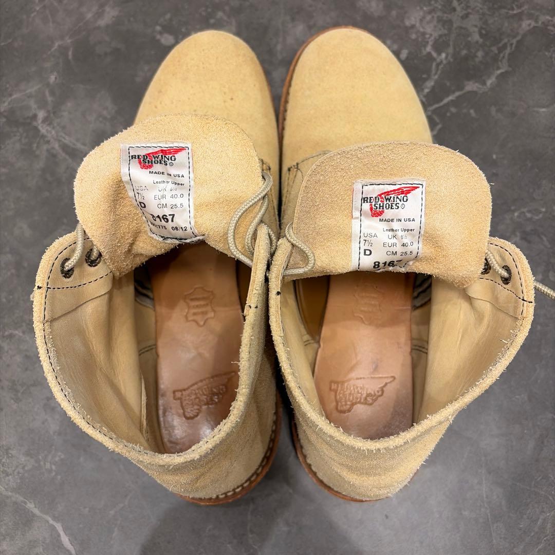 レッドウィング nonnative biotop 8167 別注モデル