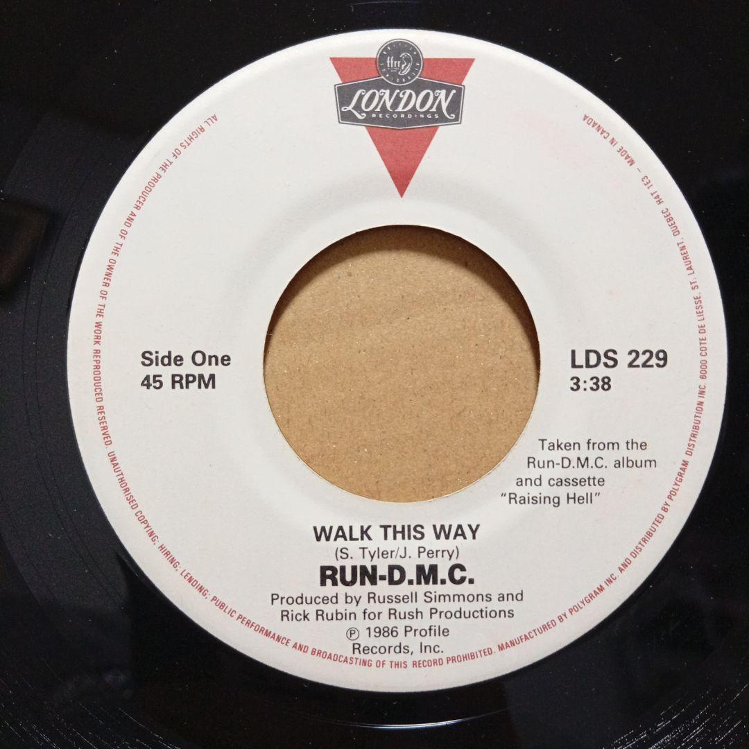 RUN-D.M.C / walk this way レコード ヒップホップ