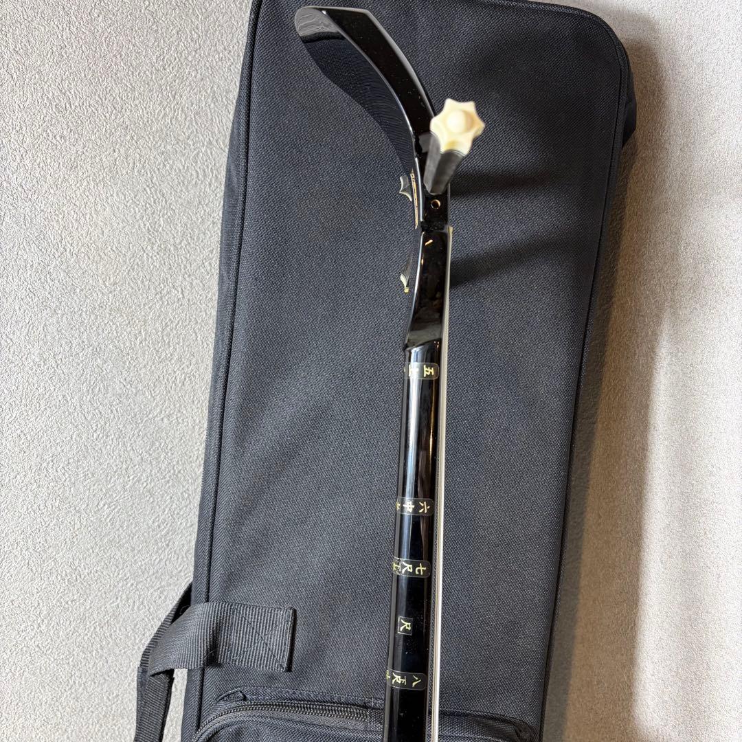 【極美品】沖縄三線 蛇皮 本革 民謡楽器 民謡 和楽器 三線 付属品多数