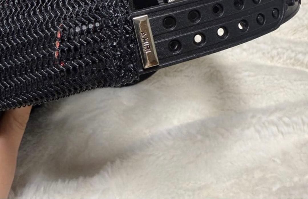 AMIRI アミリ MAロゴ トラッカーキャップ ブラック