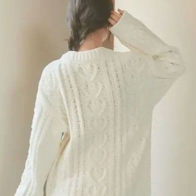 新品　gelato pique ハートニットカーディガン