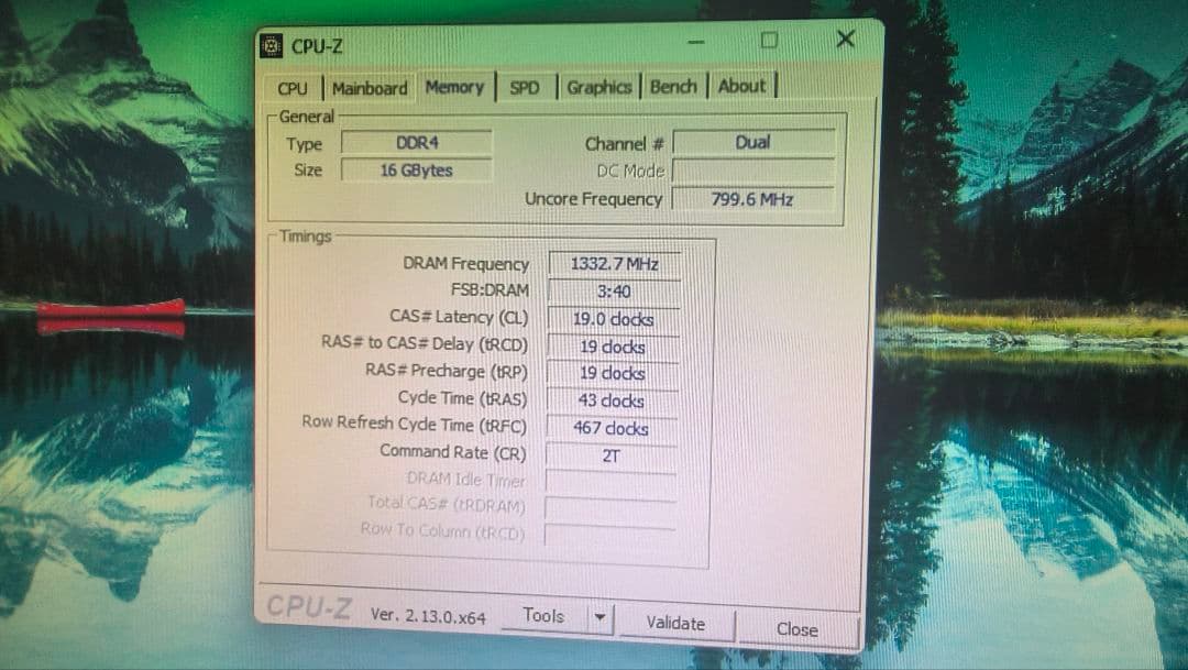 DDR4 8GBx2枚 16GB DDR4-2666 動作確認済み ①