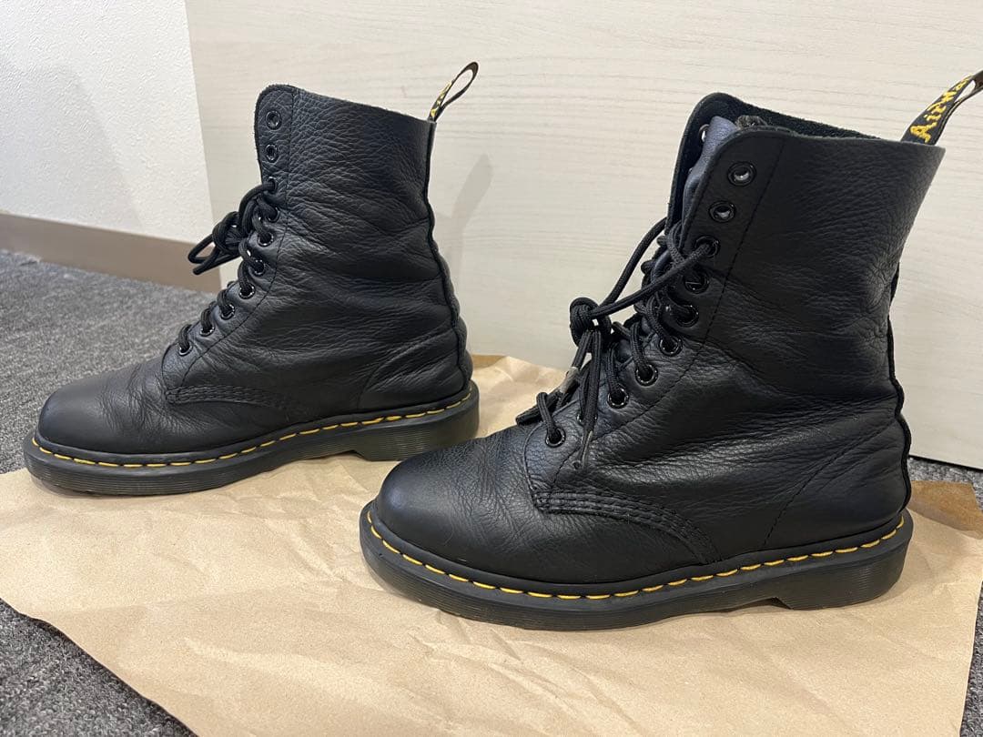 DR. MARTENS Virginia ミッドカーフブーツ 38 ブラック