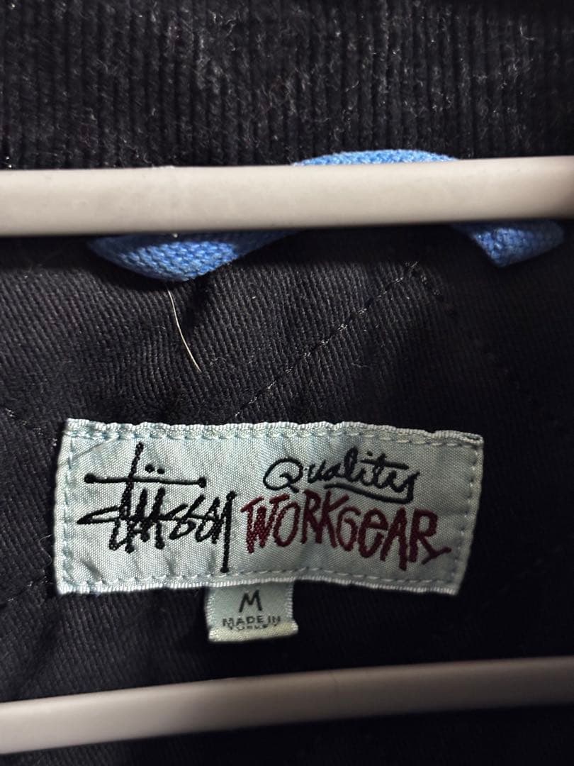 ジャケット・アウター STUSSY Washed CANVAS Shop Jacket