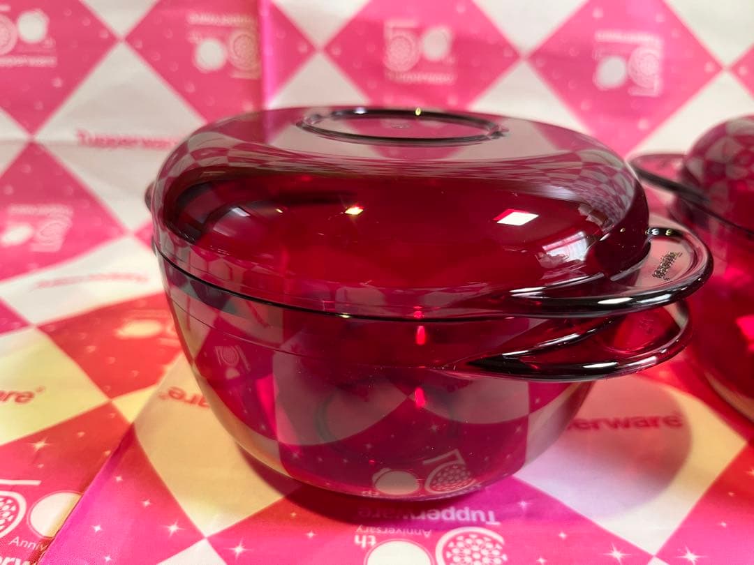 新品Tupperware ウェーブ2000 中小2個セット