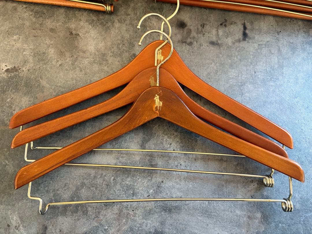 Ralph Lauren ハンガー 木製 16本 + 3本 セット