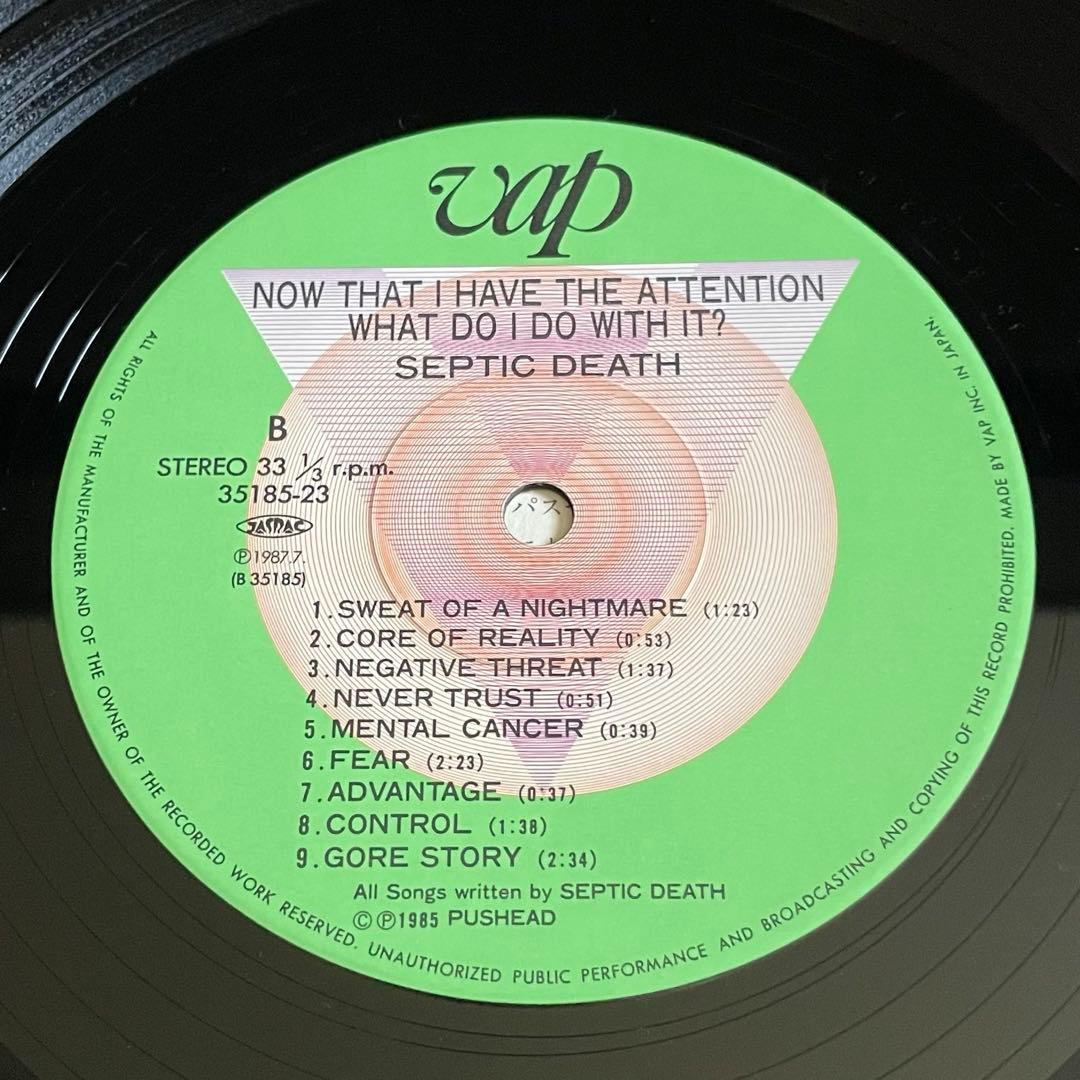 Septic Death – Now That I Have...（国内盤）