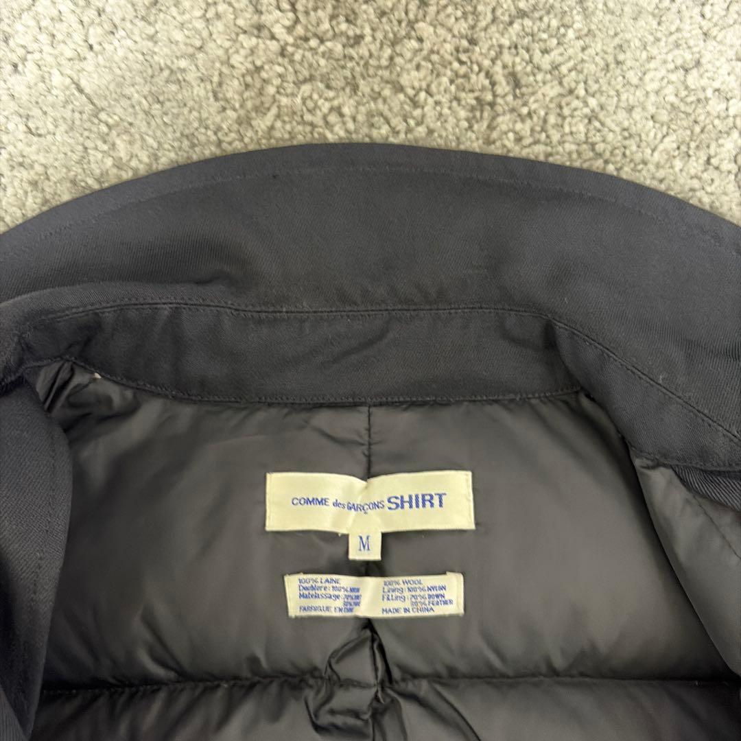 コムデギャルソンシャツ ダウンブルゾン comme des garcons