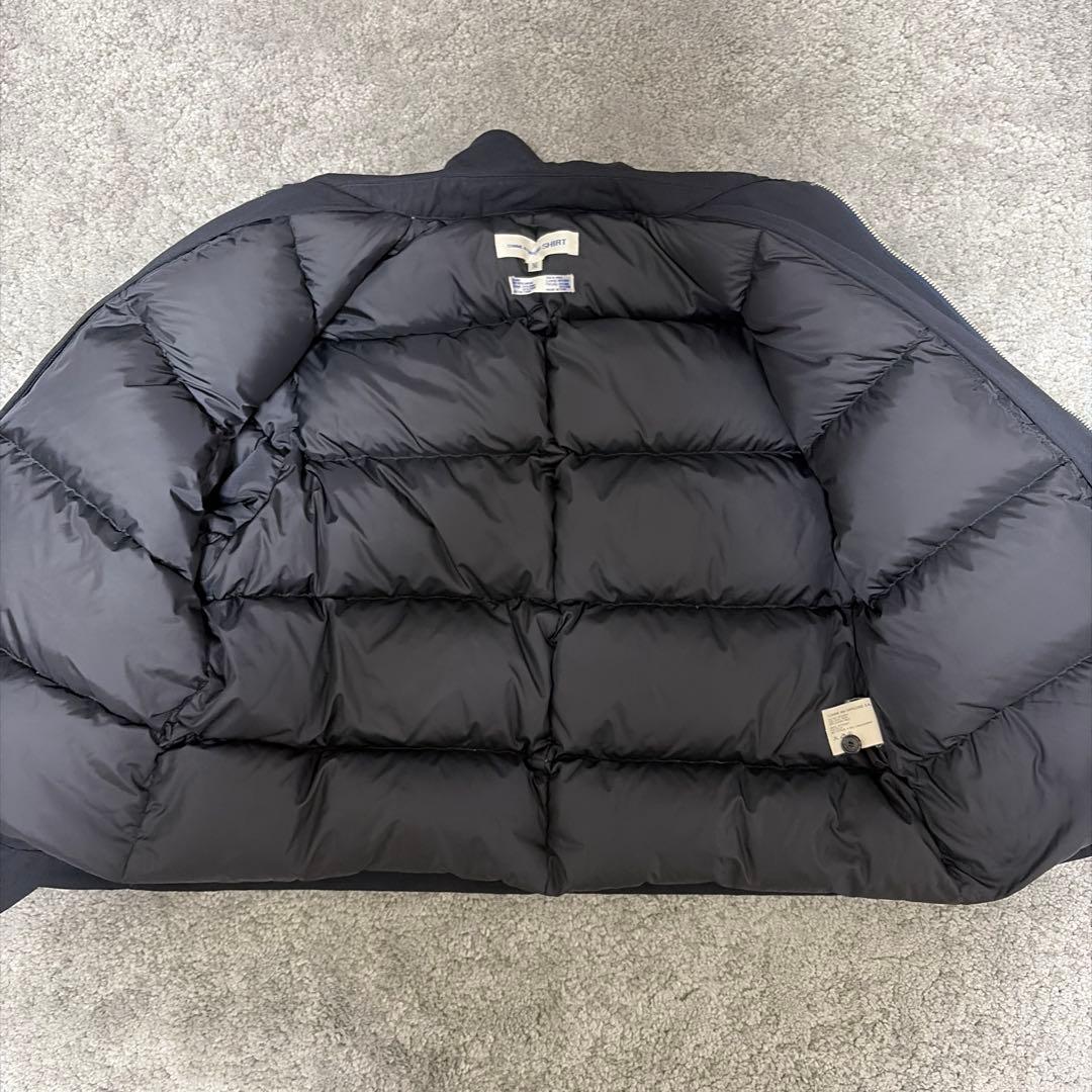 コムデギャルソンシャツ ダウンブルゾン comme des garcons