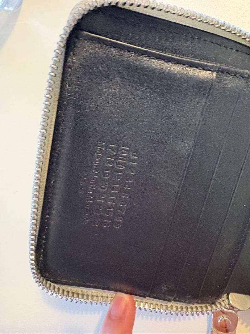 T-R様 Maison Margiela シルバー　財布