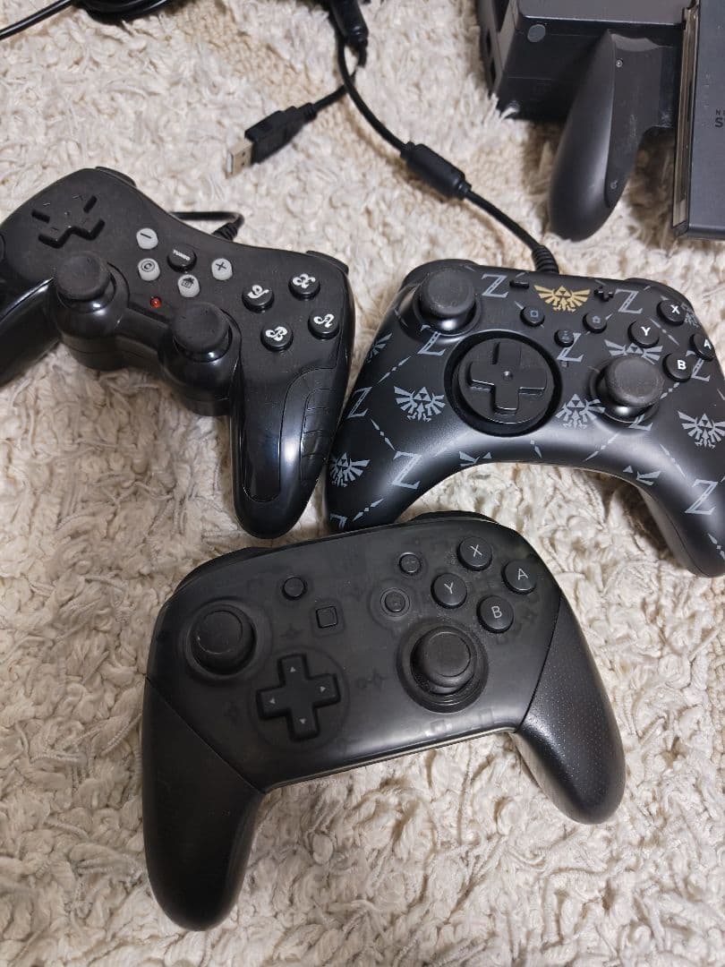 Nintendo Switch 本体 グレー リングフィット　コントローラー3つ