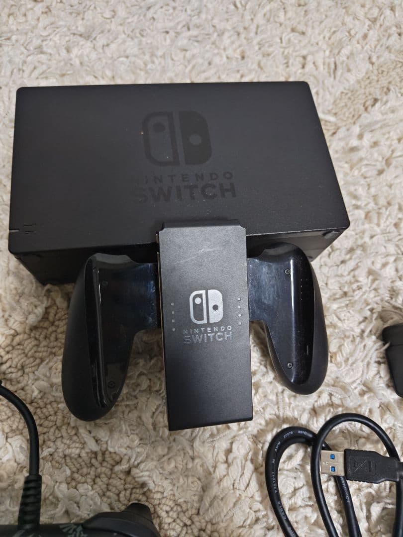 Nintendo Switch 本体 グレー リングフィット　コントローラー3つ