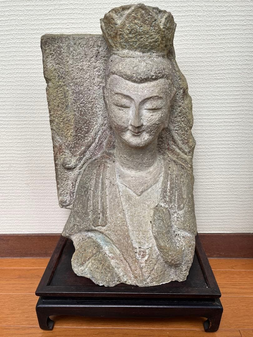 仏像　脇侍菩薩像　　台座付き