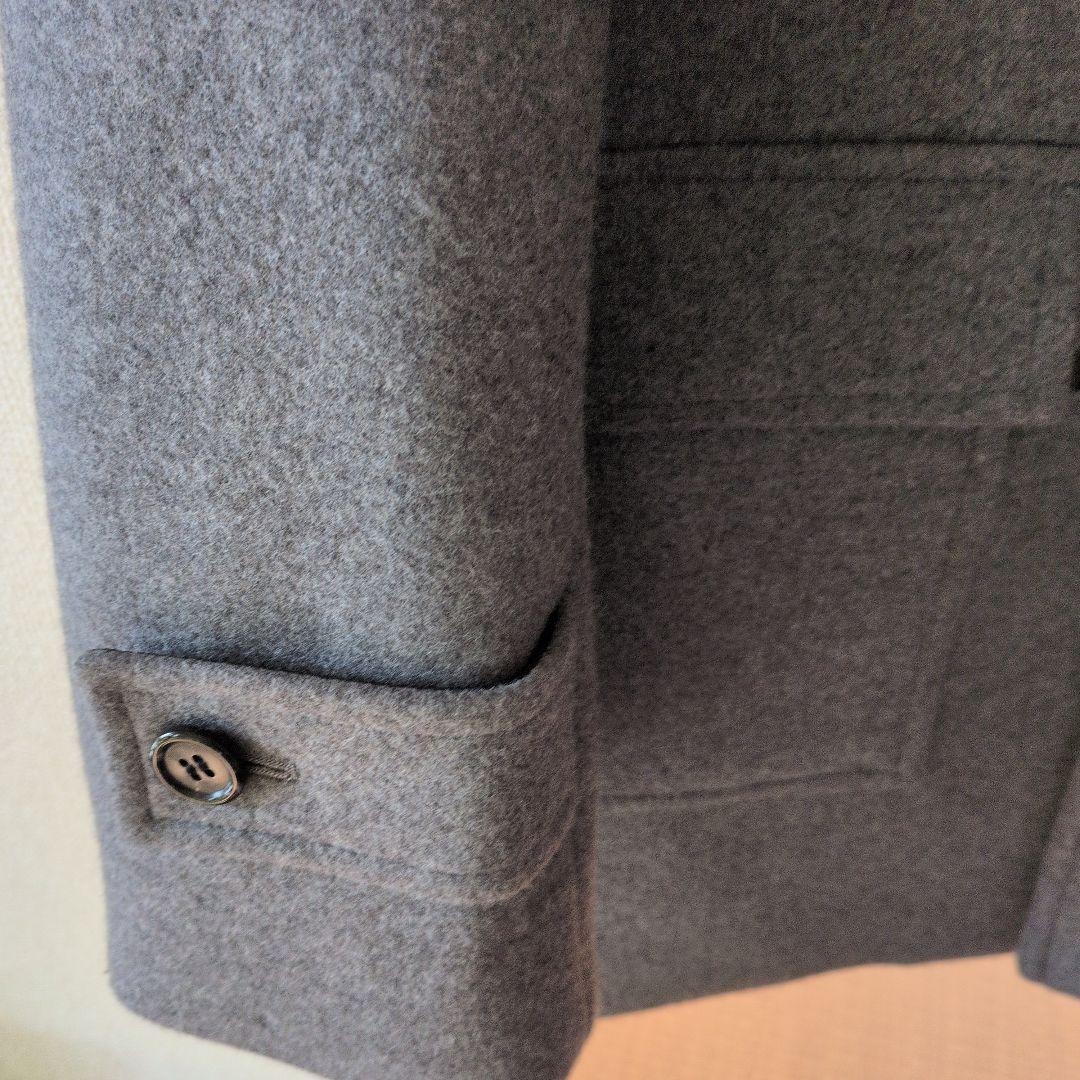 LITHIUM HOMME リチウムオム　ダッフルコート　グレー　リアルファー