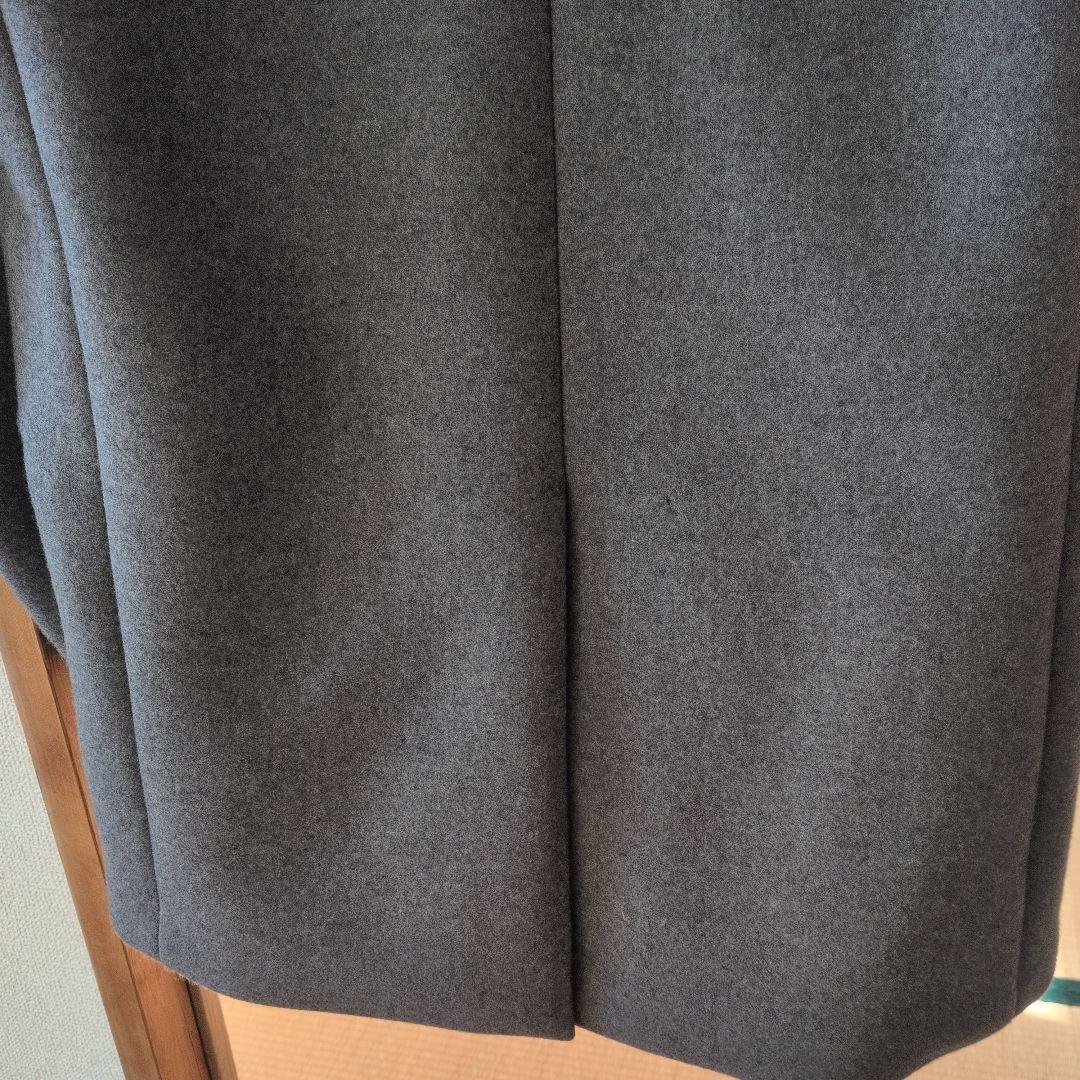 LITHIUM HOMME リチウムオム　ダッフルコート　グレー　リアルファー