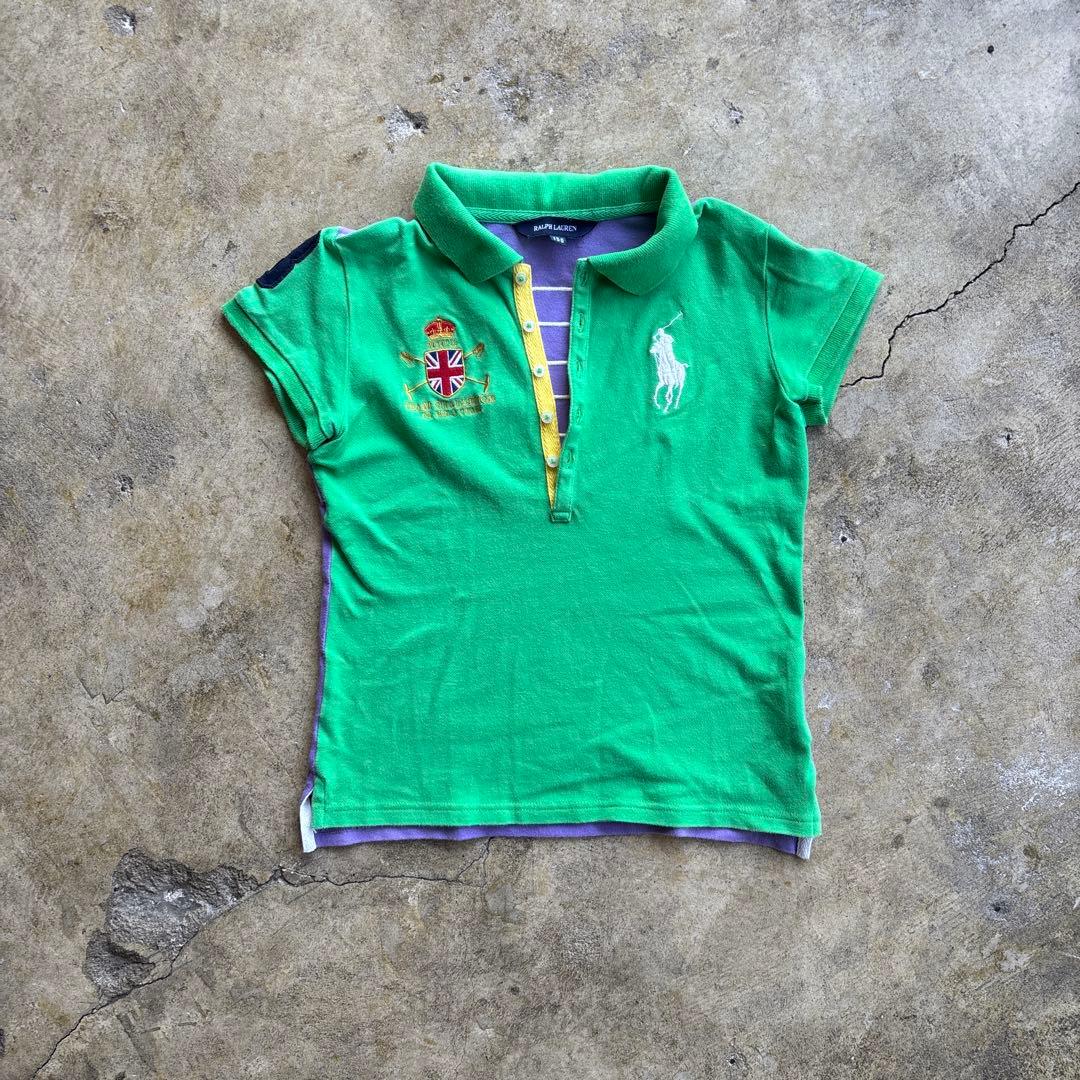 RALPH LAUREN big pony polo shirt ピチT