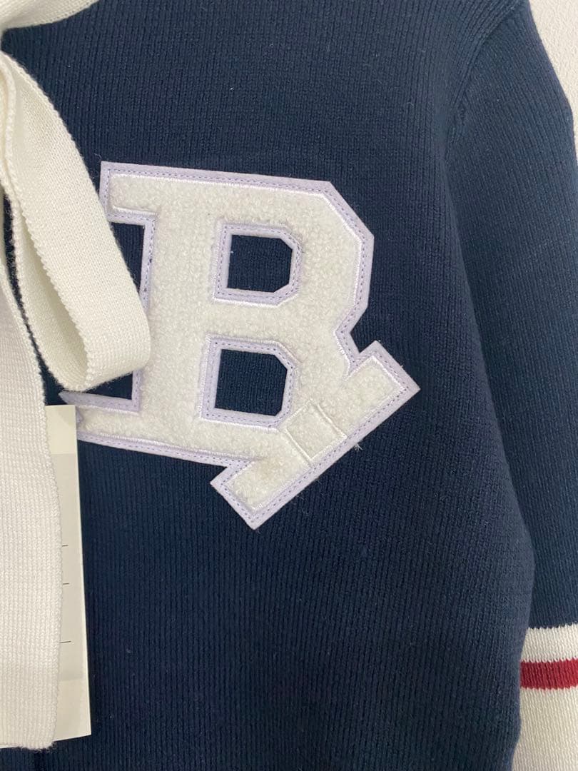 即日発送❣️ Bibiy. B. CLUB TIE CARDIGAN ネイビー