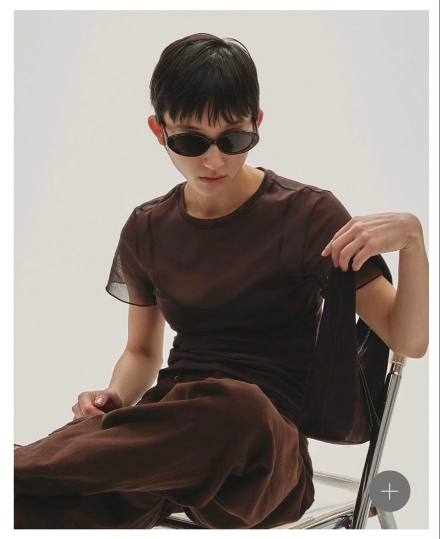 TODAYFUL Soft Mesh T-shirts チョコ