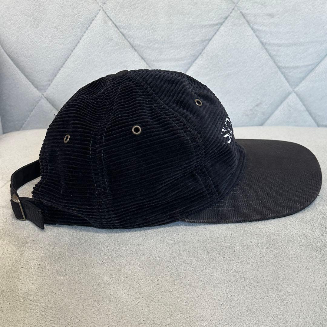 【supreme】コーデュロイキャップ 黒