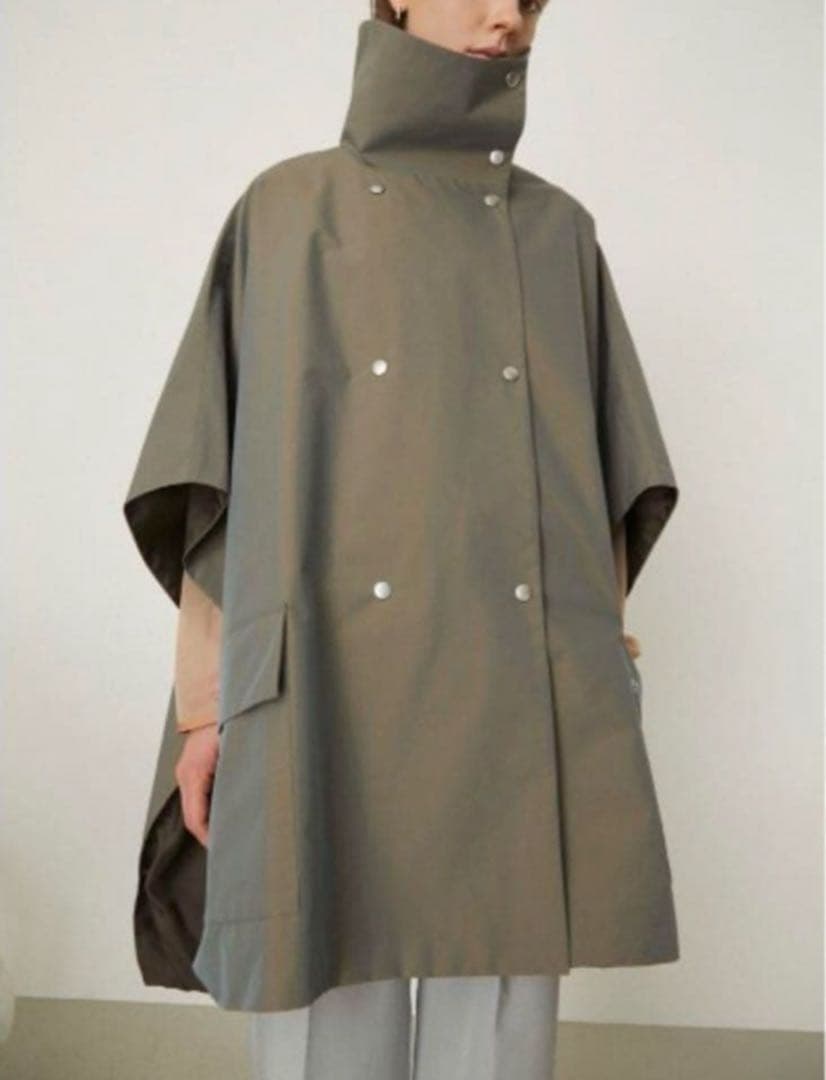 ジャケット・アウター RIM.ARK spring coat standcollar poncho