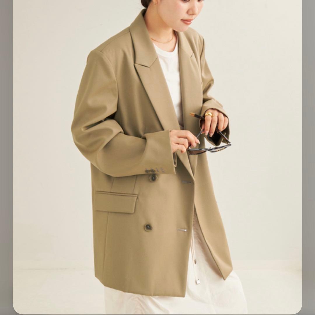 895美品✨ プラージュ エレガントウールジャケット 25SS キャメル