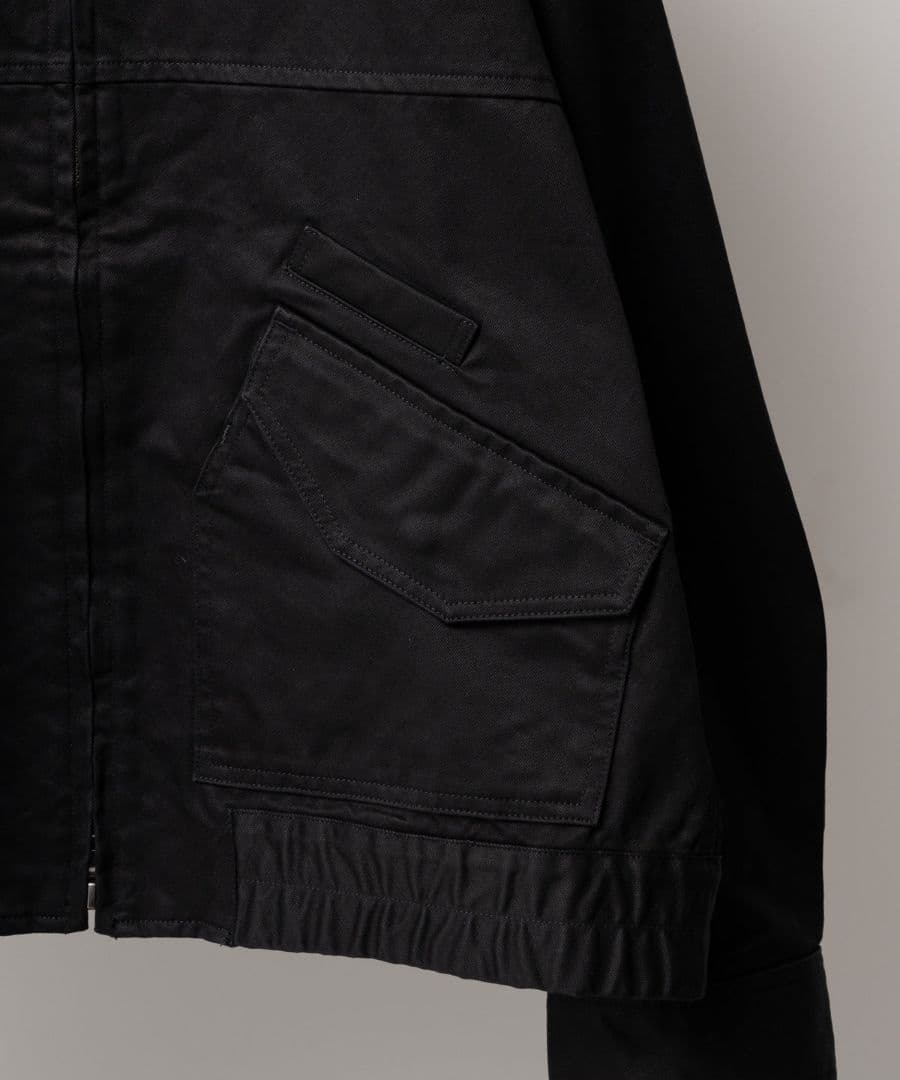 26SS ancellm ZIP BLOUSON(BLACK) サイズ3