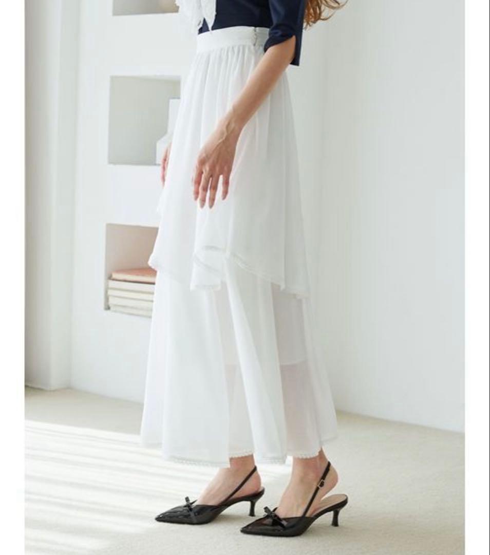 SNIDEL Sustainableバリエーションティアードスカート