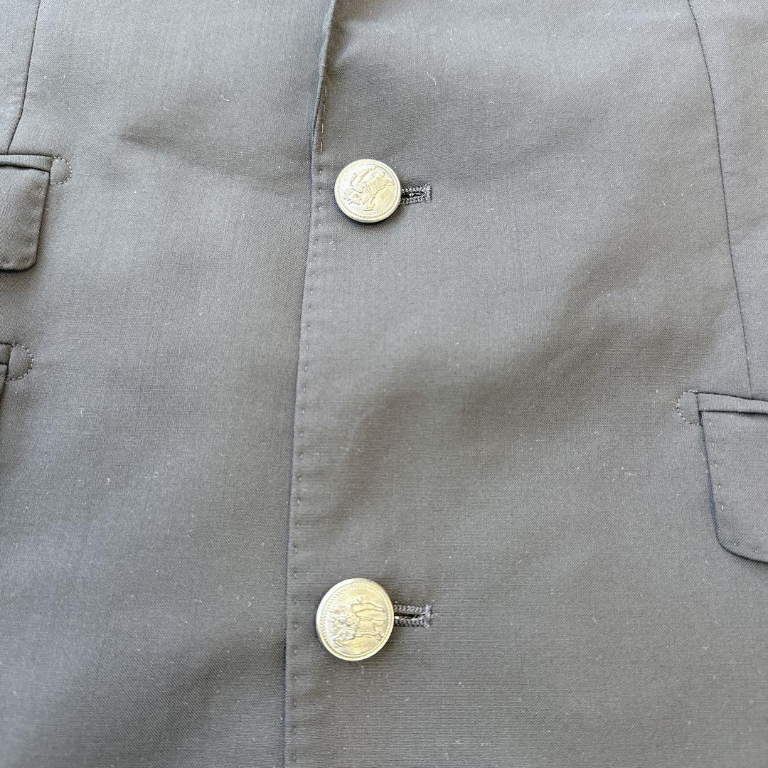 BURBERRY BLACK LABEL 銀ボタン ジャケット 黒 L