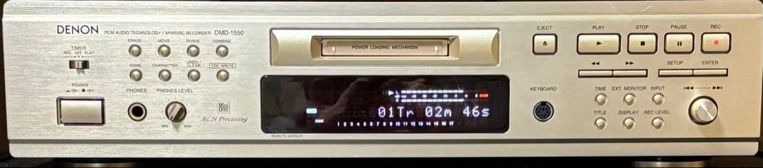 DENON DMD-1550 ミニディスクレコーダー