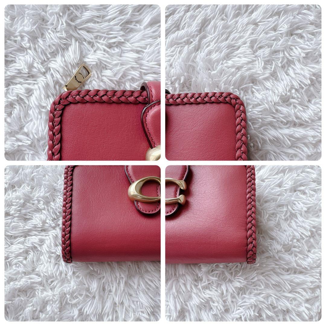 小物 Coach Tabby Medium Wallet Blade Pink C
