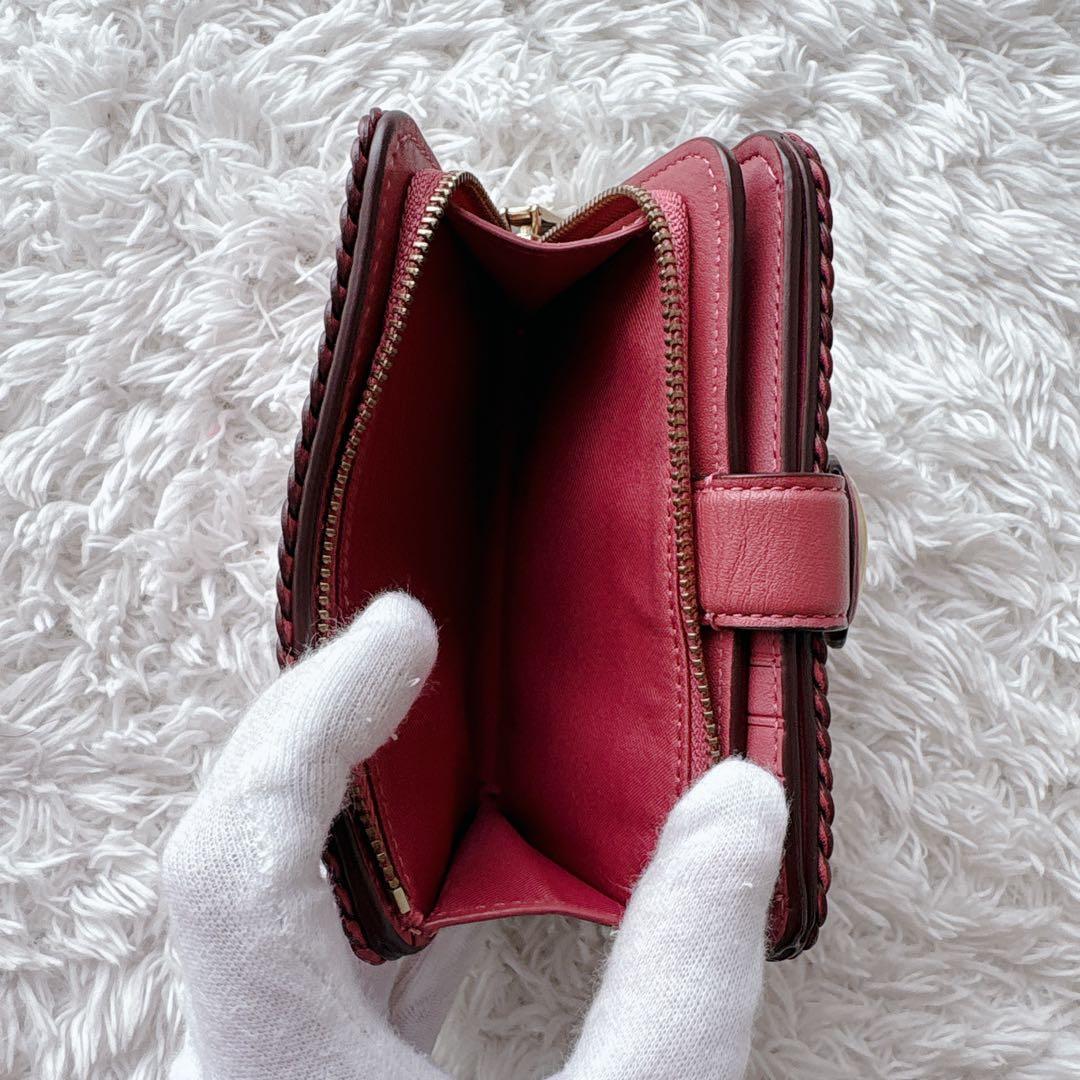 小物 Coach Tabby Medium Wallet Blade Pink C
