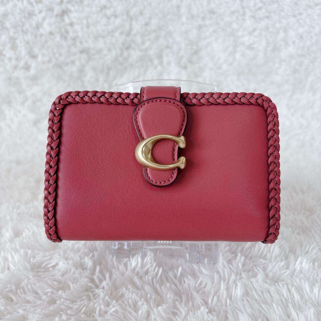小物 Coach Tabby Medium Wallet Blade Pink C