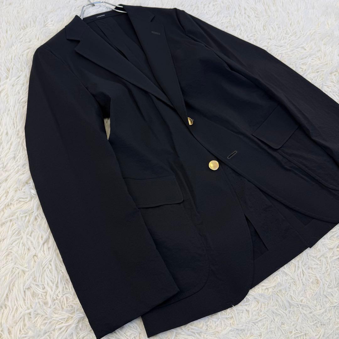 24SS J.PRESS ナイロンハイパワーストレッチブレザー 金釦 ジャケット