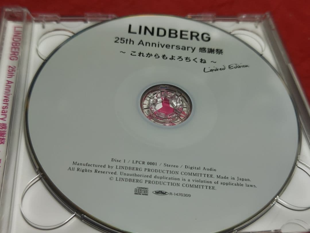 LINDBERG 25th Anniversary 感謝祭 CD DVD 限定盤
