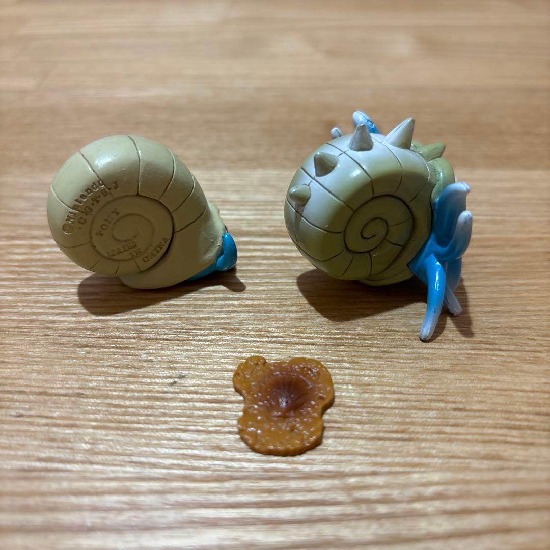 【一点もの/廃盤/化石セット】オムナイト　オムスター　カブト　カブトプス　化石付