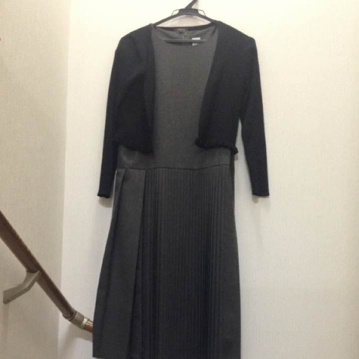 Ebonyivory エボニーアイボリー   ランダムプリーツワンピース
