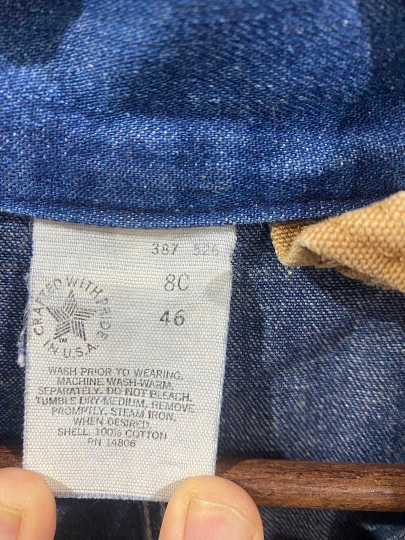 か*え様 値下げ中　☆ USA製 80s Carhartt 8c XL 46 ダ